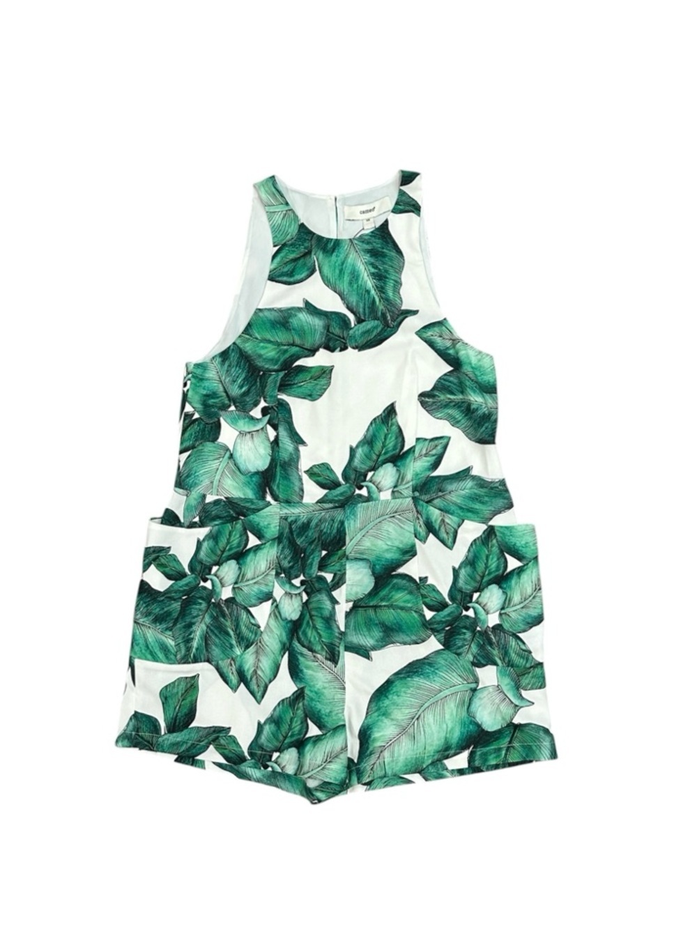 Cameo Collective Second Song Palm Leaf Romper NWT XS Formerly C/MEO Tropical - Picture 5 of 12